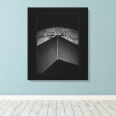 McLaughlin-Planetarium Nr. 1 mit Rand Leinwanddruck (Insitu (Holzboden))
