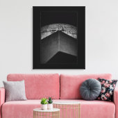 McLaughlin-Planetarium Nr. 1 mit Rand Leinwanddruck (Insitu (Wohnzimmer))