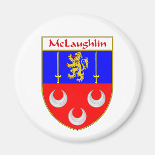 McLaughlin-Wappen/Familienwappen Magnet