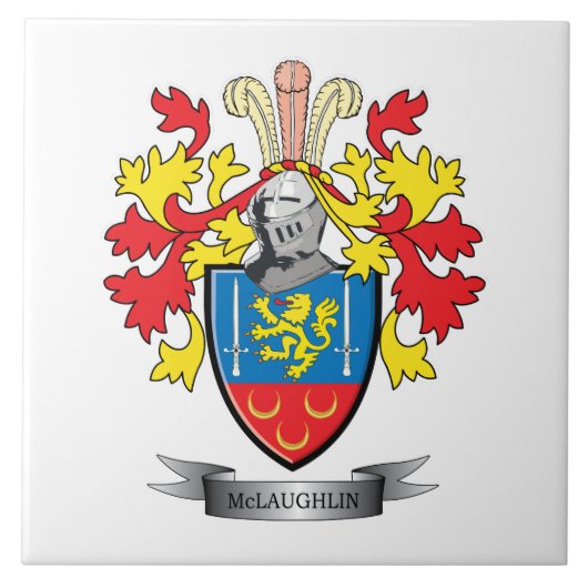 McLaughlin Wappen Fliese (Vorderseite)