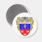 McLaughlin-Wappen (mantled) Magnet (Vorderseite/Rückseite)