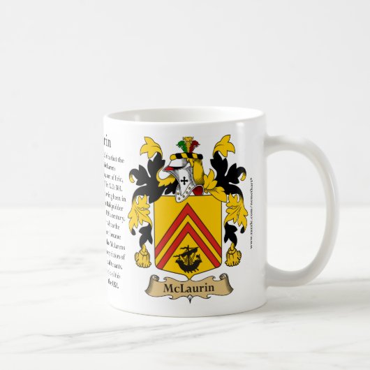 McLaurin, der Ursprung, die Bedeutung und das Kaffeetasse (Rechts)