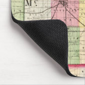 McLean, De Witt, Piatt-Landkreis Mousepad (Ecke)