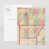 McLean, De Witt, Piatt Landkreise Postkarte (Vorne/Hinten)