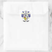 McLean Familienwappen Coat of Arms TITLE Quadratischer Aufkleber (Tasche)