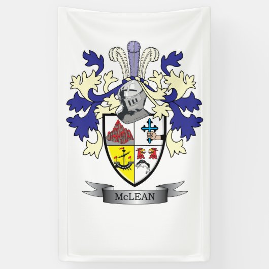 McLean Familienwappen-Wappen    TITEL Banner (Vertikal)