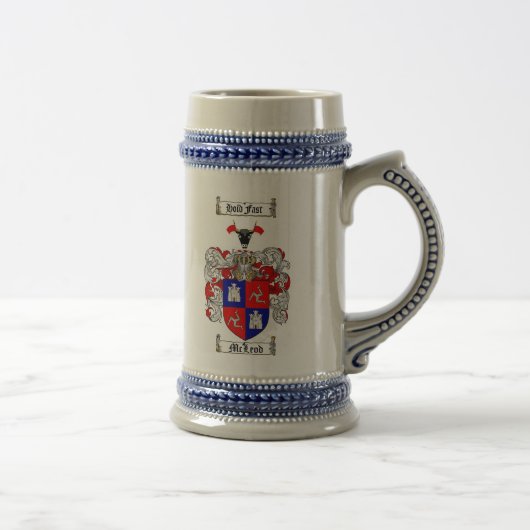 Mcleod Wappen Stein/Tasse Bierglas (Rechts)