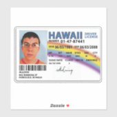 McLovin card Aufkleber (Blatt)