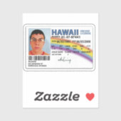 McLovin card Aufkleber (Blatt)