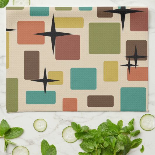 MCM Abgerissene Steine mehrfarbig Geschirrtuch (Gefaltet)