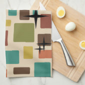 MCM Abgerissene Steine mehrfarbig Geschirrtuch (Viertel Falte)