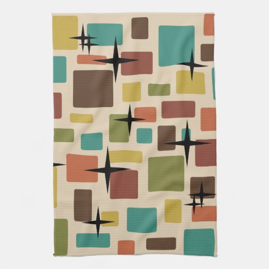 MCM Abgerissene Steine mehrfarbig Geschirrtuch (Vertikal)