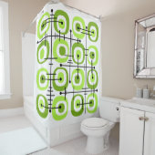 MCM Abstraktes Muster des mittleren Jahrhunderts Duschvorhang (Beispiel)