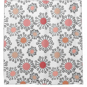 MCM-Blume Duschvorhang (Vorderseite)