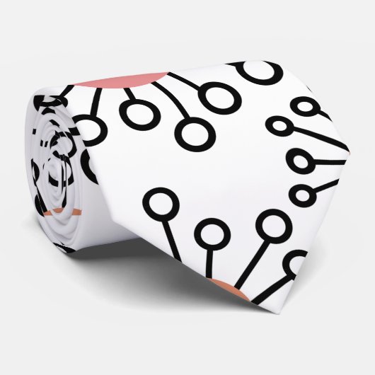 MCM-Blume Krawatte (Gerollt)