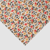 MCM Blume Muster Mitte Jahrhundert Moderne Seidenpapier (Ausschnitt)