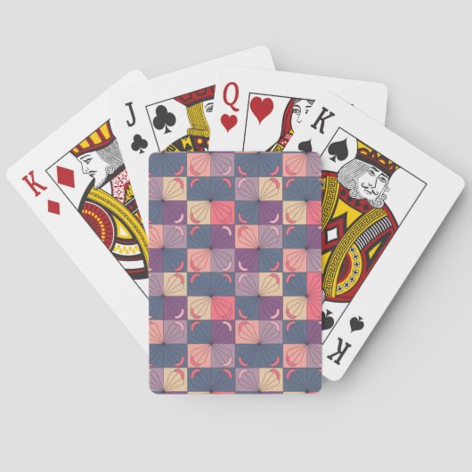 MCM Blume Poker Kartenstapel Spielkarten (Rückseite)