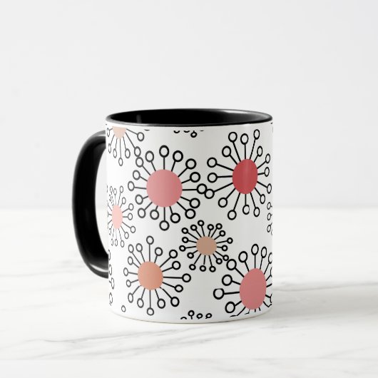 MCM-Blume Tasse (Vorderseite Links)