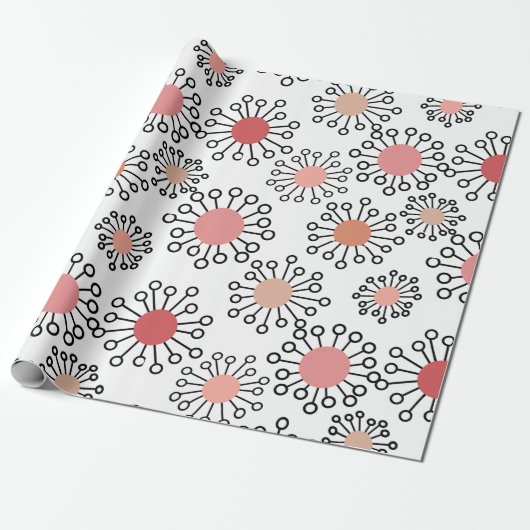 MCM Blumen Geschenkpapier (Ungerollt)