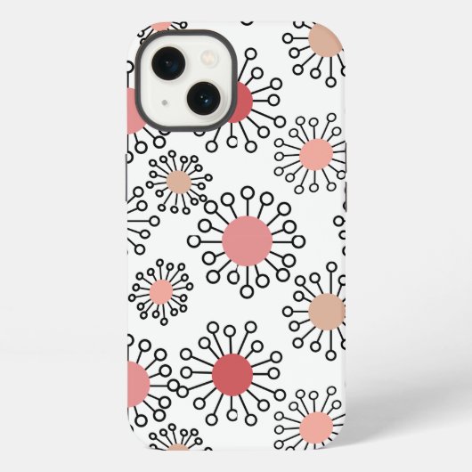 MCM Blumen iPhone Hülle (Rückseite)