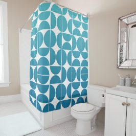 MCM Bold Blues Muster Duschvorhang
