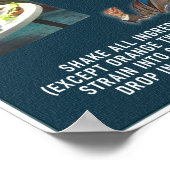 MCM COCKTAIL RECIPE  POSTER (Ecke)