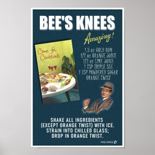 MCM COCKTAIL RECIPE  POSTER (Vorne)