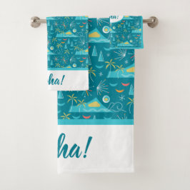 MCM Diamond Head Fireworks Party Badhandtuch Set