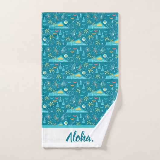 MCM Diamond Head Fireworks Party Badhandtuch Set (Handtuch)