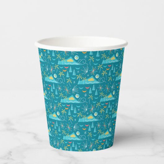 MCM Diamond Head Fireworks Party Pappbecher (Vorderseite)