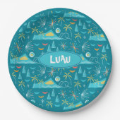 MCM Diamond Head Fireworks Party Pappteller (Vorderseite)