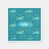 MCM Diamond Head Fireworks Party Serviette (Vorderseite)