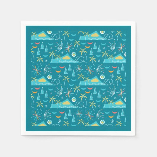 MCM Diamond Head Fireworks Party Serviette (Vorderseite)