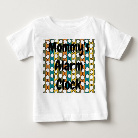 MCM farbenfrohe Linien Baby T-shirt (Vorderseite)