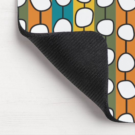 MCM farbenfrohe Linien Mousepad (Ecke)