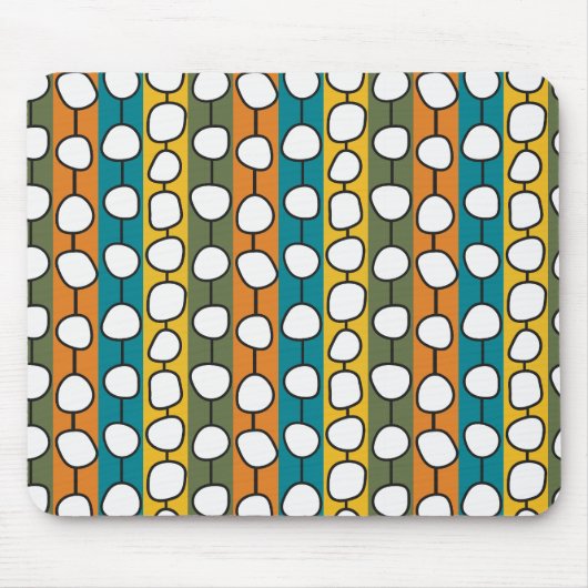 MCM farbenfrohe Linien Mousepad (Vorne)