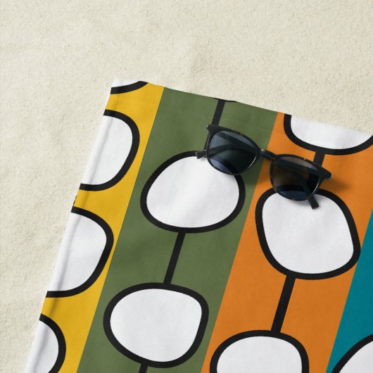 MCM farbenfrohe Linien Strandtuch (Beispiel)