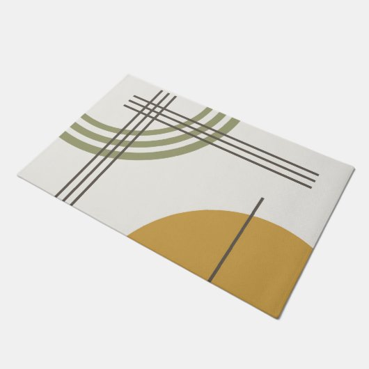 MCM Geo Abstrakt 01 Fußmatte (Schrägansicht)