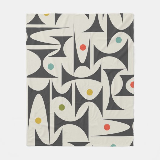 MCM geometrische Mustertabelle für die Lampenmatte Fleecedecke (Vorderseite)