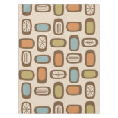 MCM gerundete Rechtecke des mittleren Jahrhunderts Tischdecke (Vorderseite)