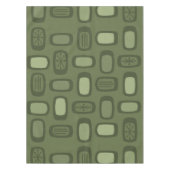 MCM gerundete Rechtecke, Olive Green Tischdecke (Vorderseite)