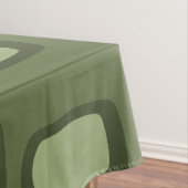 MCM gerundete Rechtecke, Olive Green Tischdecke (Beispiel)