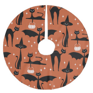 MCM Halloween Extravagantes Kleid Minimalistisch C Polyester Weihnachtsbaumdecke