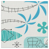 MCM Hawaiian Village - Blue Stoff (Nahaufnahme)