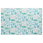 MCM Hawaiian Village - Blue Stoff (Fat Quarter (45,7 x 55,9 cm))