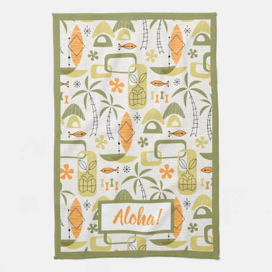 MCM Hawaiian Village Geschirrtuch (Vertikal)