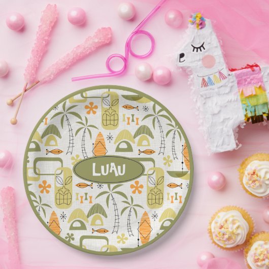 MCM Hawaiian Village Pappteller (Party)