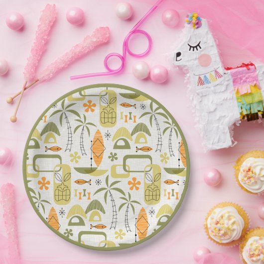 MCM Hawaiian Village Pappteller (Party)