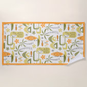 MCM Hawaiian Village Strandtuch (Vorderseite)