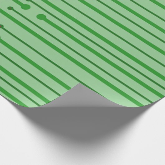 MCM Inspiriert Linien Geschenkpapier (Ecke)